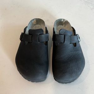 Birkenstock Boston Clog, worn only a couple times. Camo suede footbed